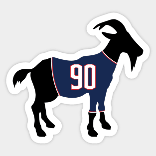 Elvis Merzlikins GOAT Sticker